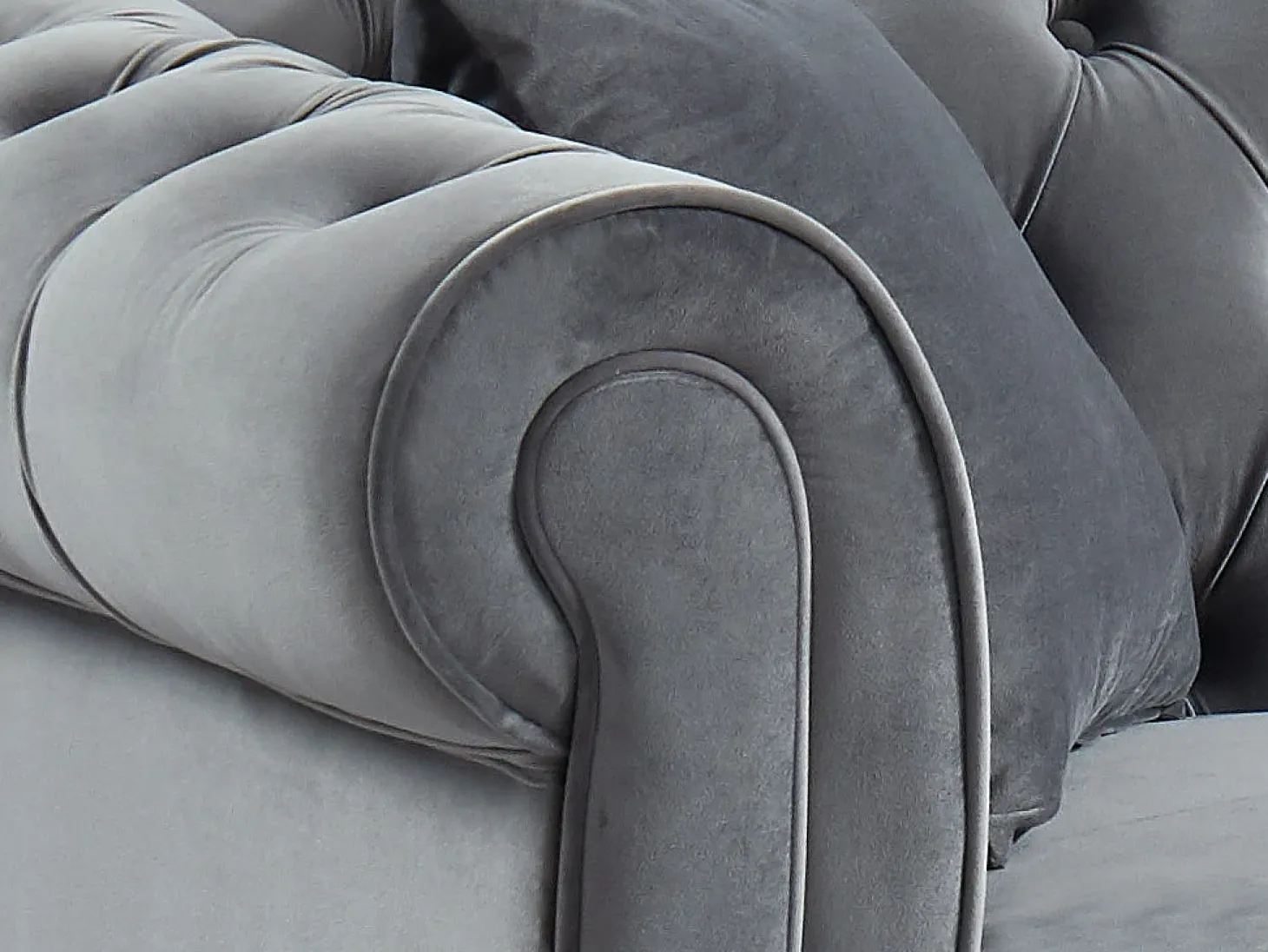 Sofá rinera chesterfield terciopelo charme TOLEDO