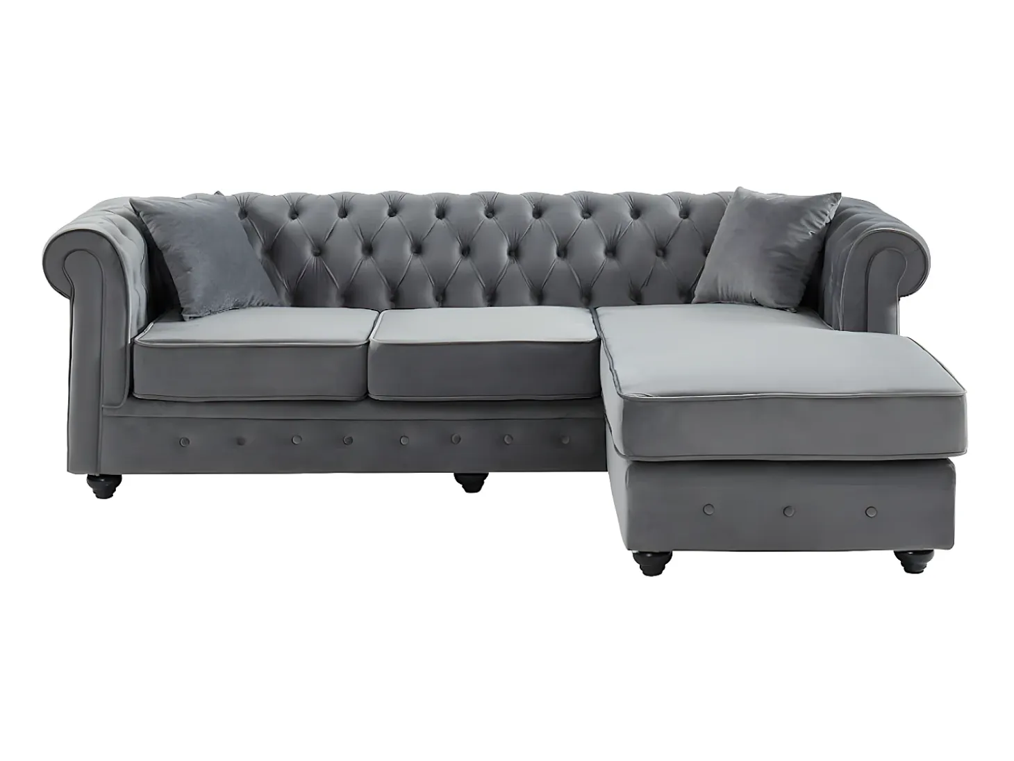 Sofá rinera chesterfield terciopelo charme TOLEDO