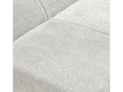 Sofá 94x110x79cm compacto envío comprimido asiento cómodo relleno espuma terciopelo blanco