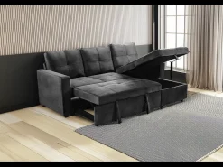 Sofa Cama Chaise Longue Pau 215cm Gris