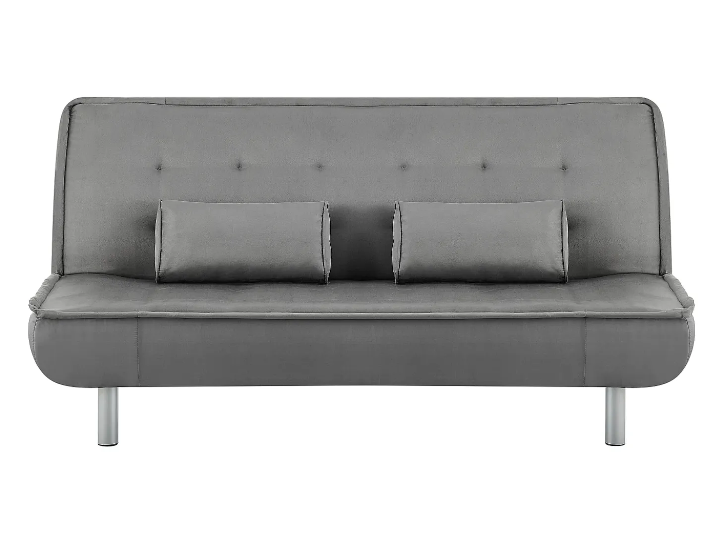 Sofa cama clic-clac microfibra en color gris MISHAN