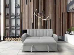 Sofa Cama de Matrimonio Berlin 155cm Gris Oscuro