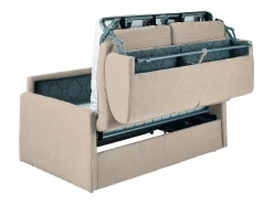 Sofa cama italiano 3 plazas de tela color gris CALIFE