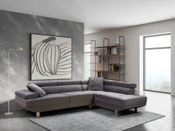 Sofa Rinconera Chaise Longue Executive 262cm Negro, Chaise Izquierdo