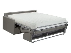 Sofá-cama exprés 4 plazas 22cm terciopelo verde pino CALIFE