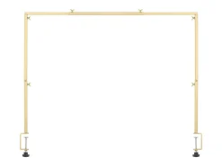 Soporte de Vara de Mesa SucceBuy con Pinzas, Soporte Arco de Mesa, Altura Ajustable 33-107 cm Longitud Ajustable 71.12-249 cm, Marco de Arco Metal