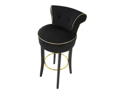 Taburete Alto VKH442, Negro, 46x48x96 cm, Kendra Home