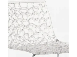 Taburete de bar de diseño Grand Soleil 64cm Mini Spider - Transparente