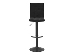 Taburete de bar de terciopelo negro