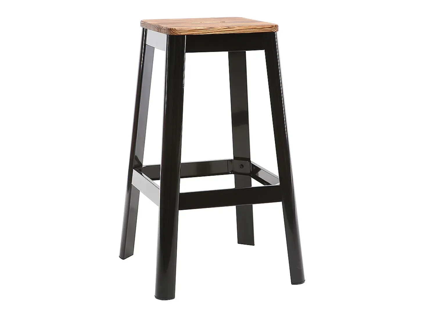 Taburete de bar diseño negro A75cm NICK
