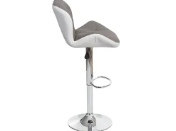 Taburete de bar MCW-A92, gris topo