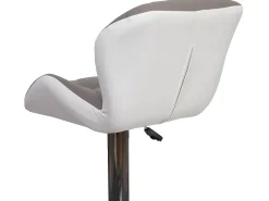 Taburete de bar MCW-A92, gris topo