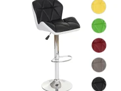 Taburete de bar MCW-A92, negro