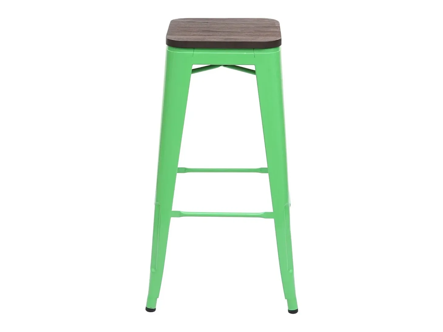 Taburete de bar MCW-A73 (juego de 4), verde