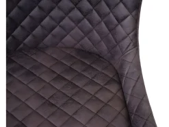 Taburete de bar MCW-H79, tela/textil gris oscuro