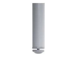Taburete de bar MCW-O21 (set de 2), gris claro, cojín topo