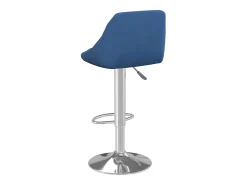 Taburete de cocina 2 unidades de terciopelo azul