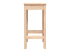 Taburetes altos 2 unidades madera maciza de pino 40x40x78 cm