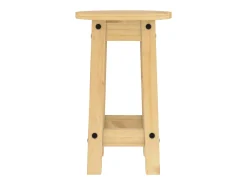 Taburetes altos de cocina 2 uds madera maciza de pino