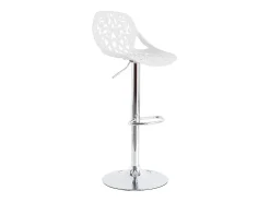 Taburetes de bar diseño barroco blanco - lote de 2 BAROCCA
