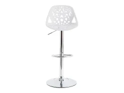 Taburetes de bar diseño barroco blanco - lote de 2 BAROCCA