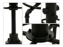 Taburetes de bar MCW-N23 (juego de 2), negro