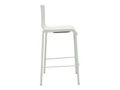 Taburetes de bar modenros apilables blancos A65 cm (lote de 2) KUPA