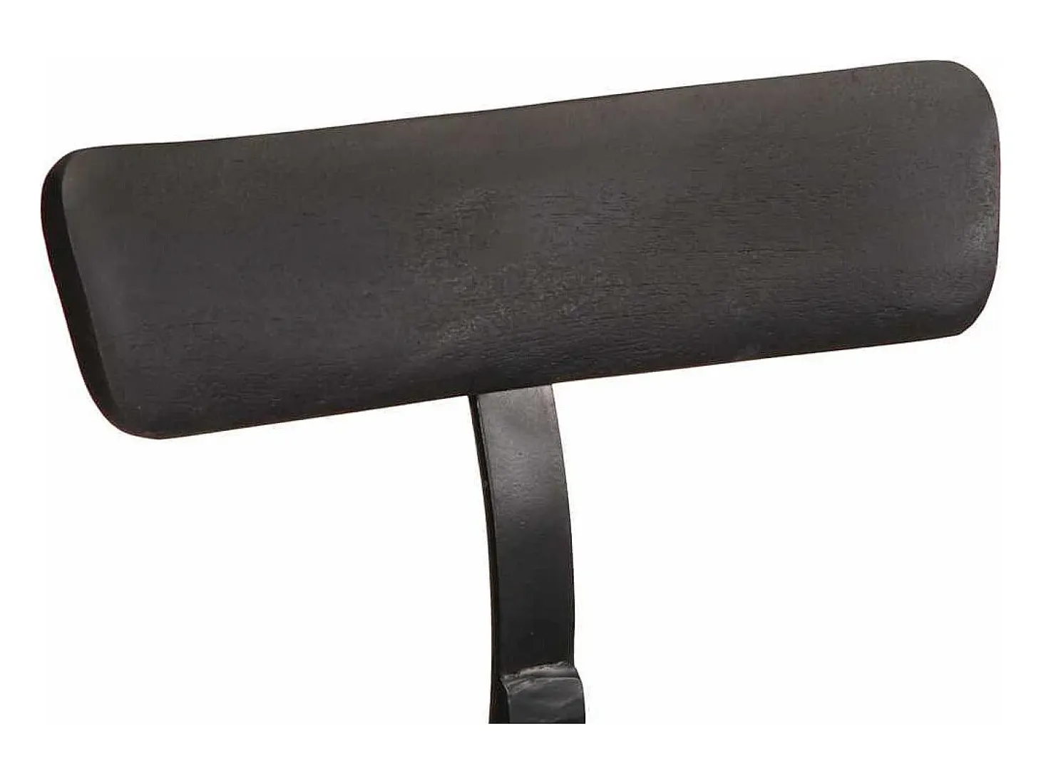 Taburetes de barra 2 uds negro 49x43x88 cm madera maciza mango