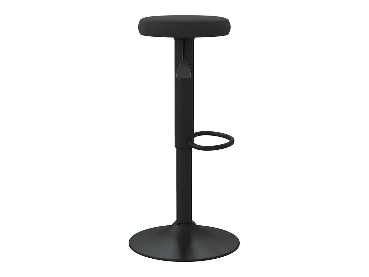 Taburetes de cocina 2 unidades terciopelo negro