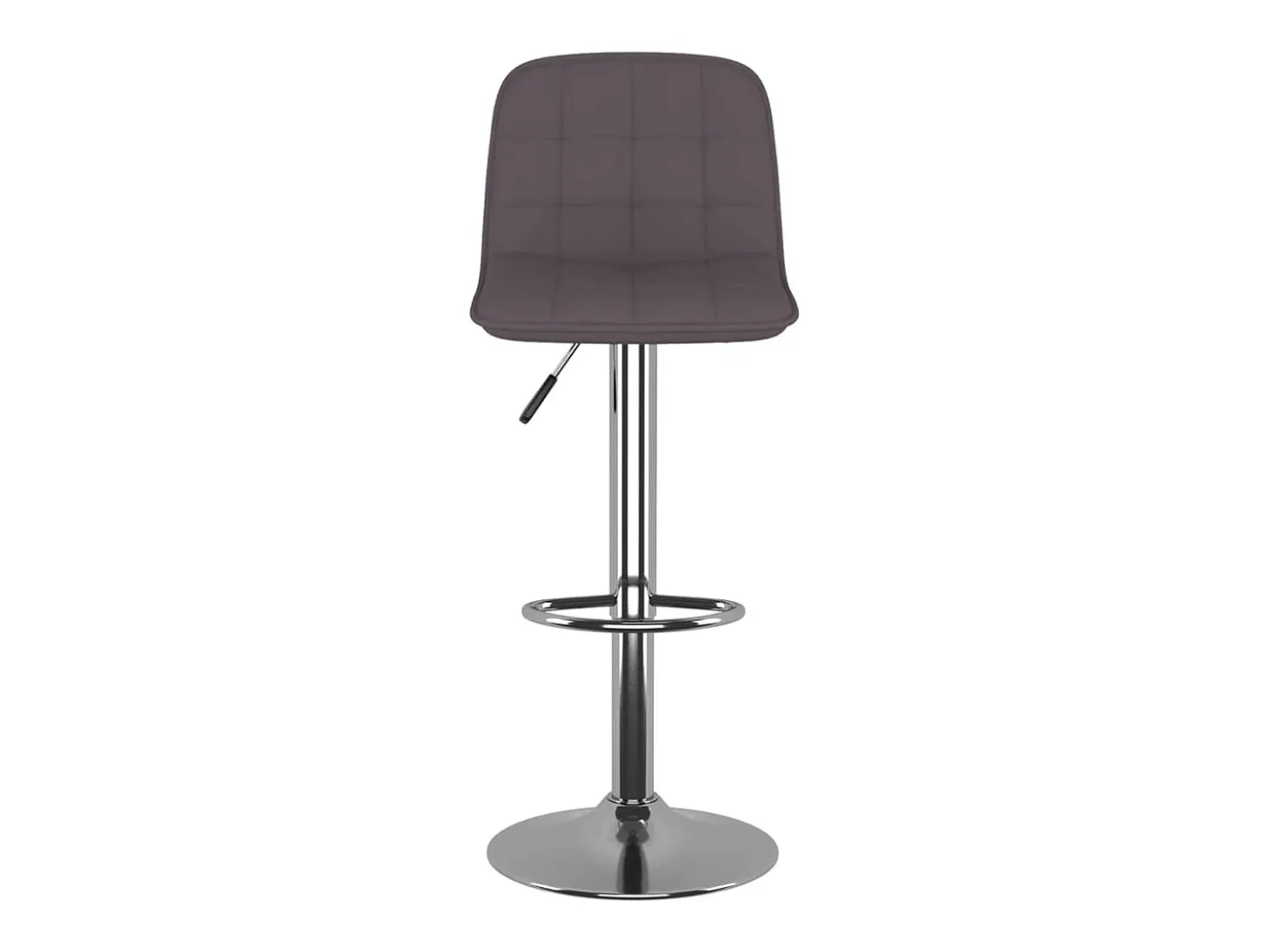 Taburetes de cocina 2 unidades tela gris taupe