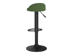 Taburetes de cocina 2 unidades terciopelo verde oscuro