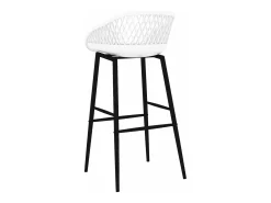 Taburetes de cocina 4 unidades blanco