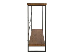 Taline Mueble Recibidor Estrecho para la Entrada o el Pasillo, Mesa Consola, Negro, 80x30x100cm