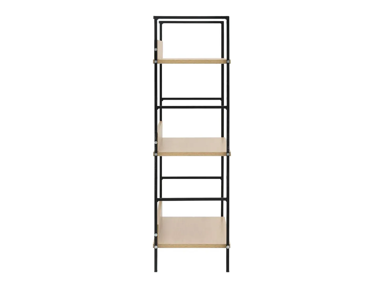 Uggeløse Estantería de 3 niveles madera ingeniería roble 60x27,6x90,5 cm