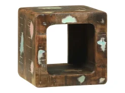 Unidad de Televisión 2 piezas Multicolor madera maciza reciclada