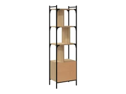 Vilan Estantería con puerta madera roble Sonoma 44,5x30x154,5 cm