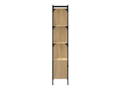 Vilan Estantería con puerta madera roble Sonoma 44,5x30x154,5 cm