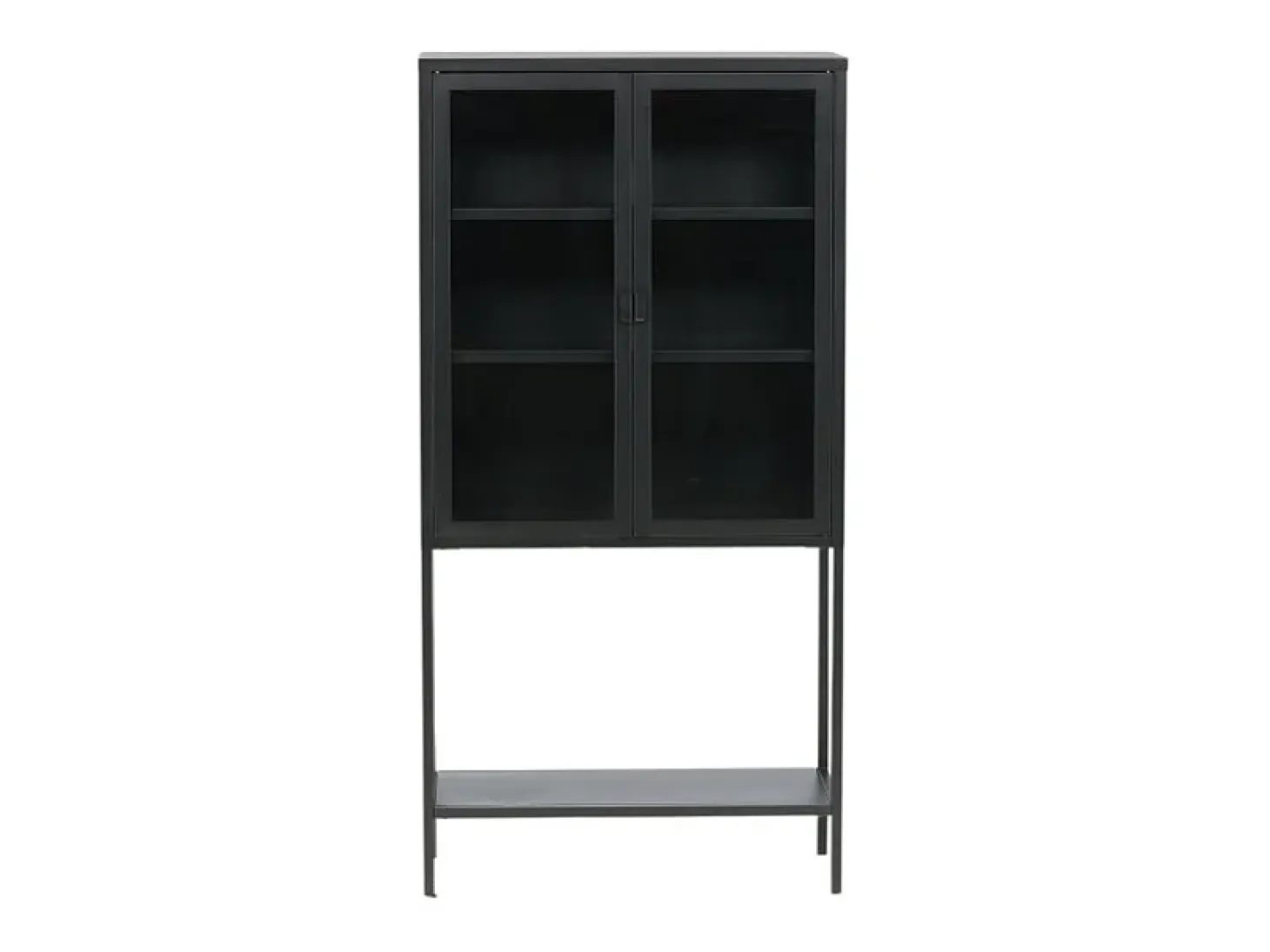 Vitrina de acero de 2 puertas Misha