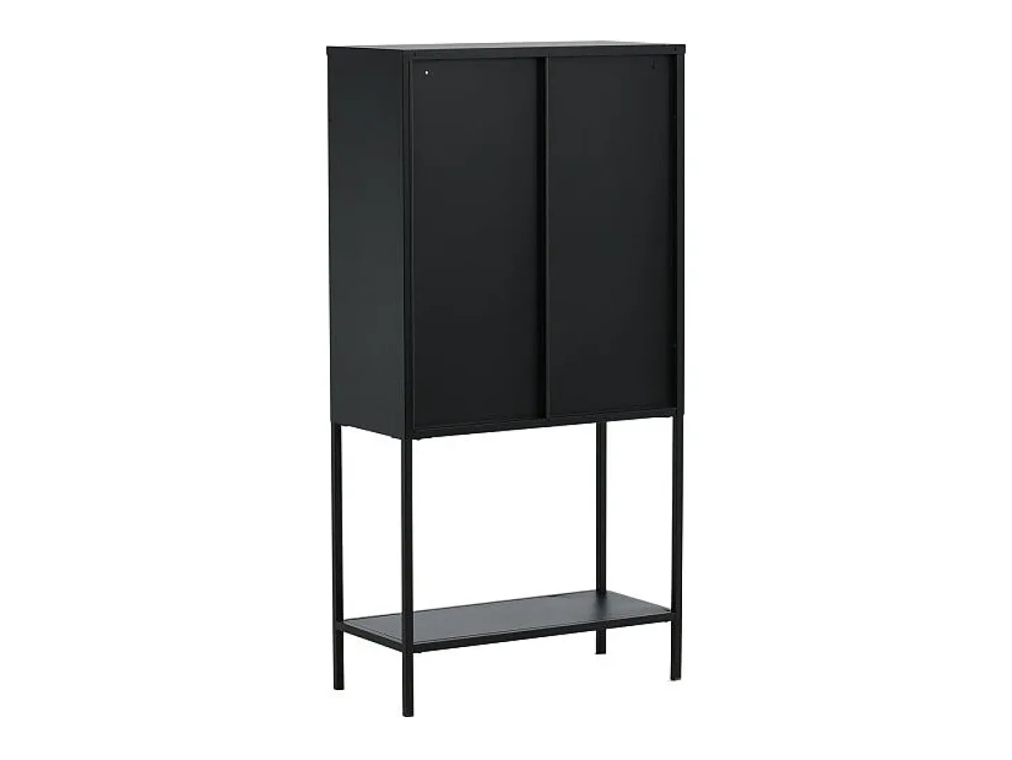 Vitrina de acero de 2 puertas Misha