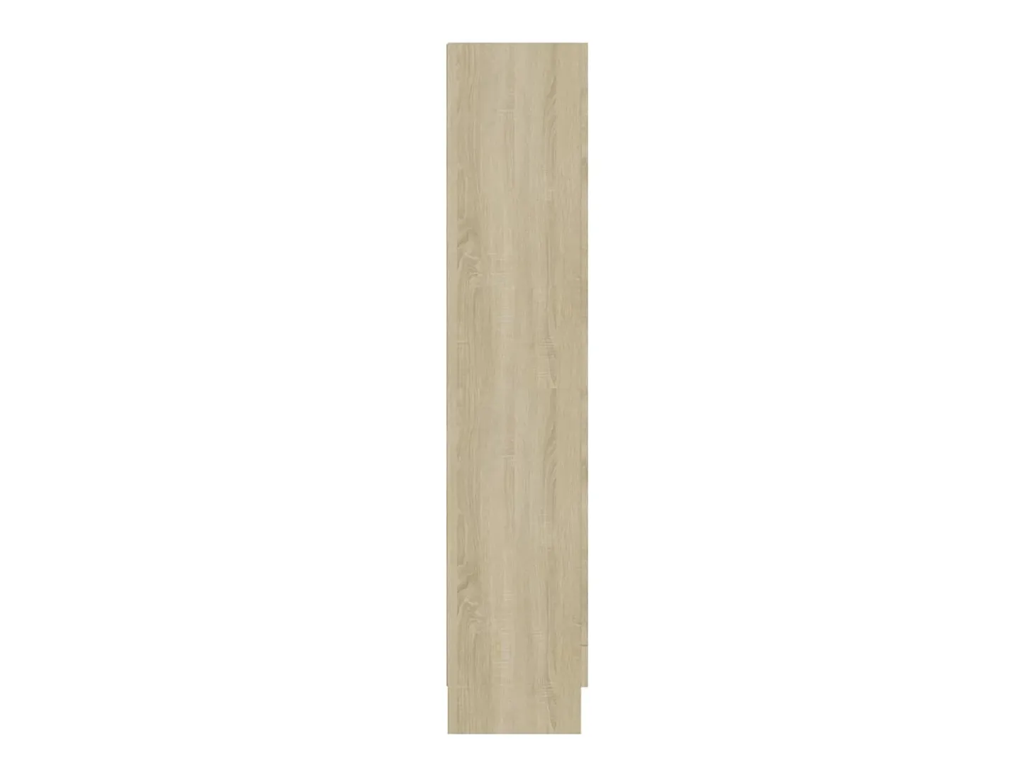 Vitrina de madera contrachapada color roble 82,5x30,5x150 cm