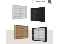 Vitrina de pared blanco 80x10x60 showla