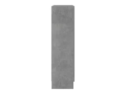 Vitrina gris hormigón 82,5x30,5x115 cm Madera de ingeniería