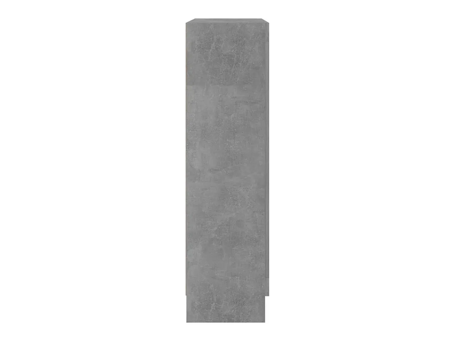 Vitrina gris hormigón 82,5x30,5x115 cm Madera de ingeniería