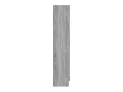 Vitrina madera contrachapada gris Sonoma 82,5x30,5x150 cm