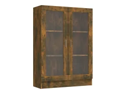 Vitrina Roble ahumado 82,5x30,5x115 cm Madera de ingeniería