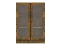 Vitrina Roble ahumado 82,5x30,5x115 cm Madera de ingeniería