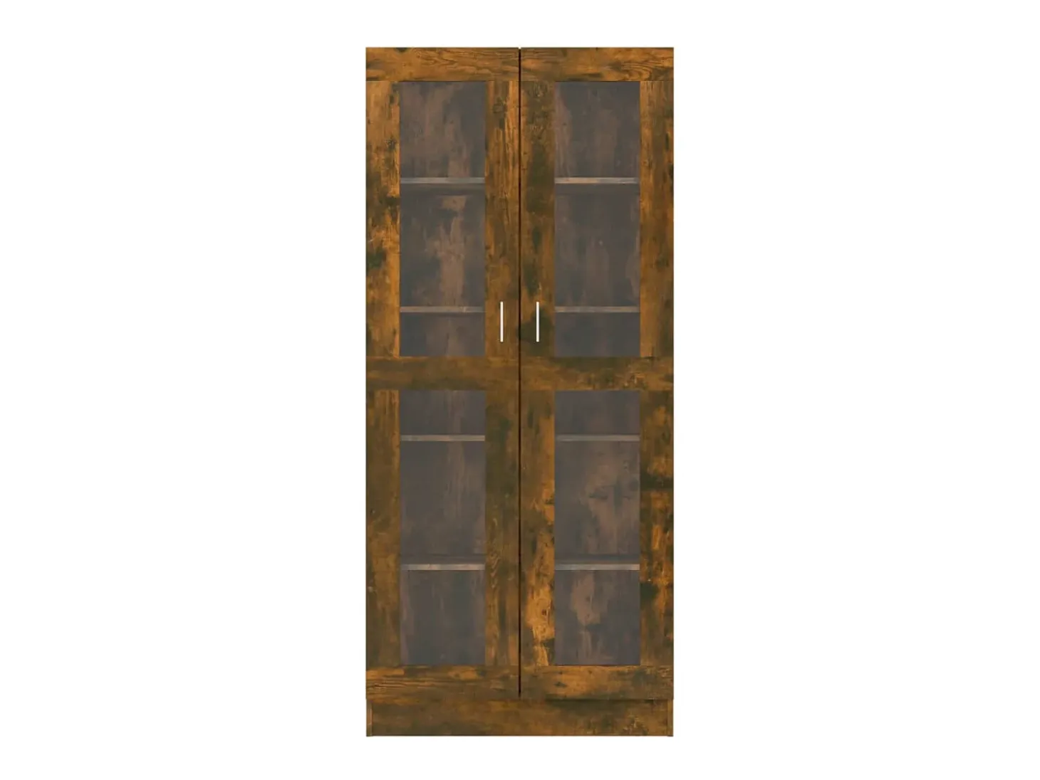 Vitrina Roble ahumado 82,5x30,5x185,5 cm Madera de ingeniería