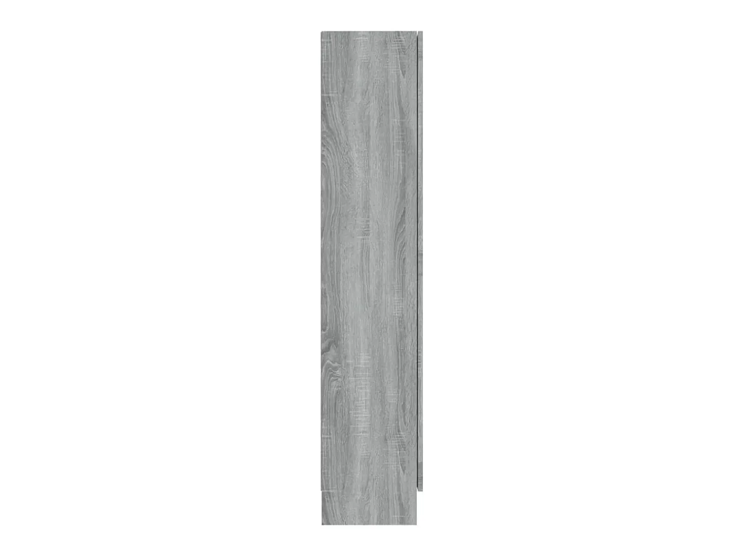 Vitrina Sonoma gris de 82,5 x 30,5 x 150 cm, madera de ingeniería