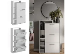 Volquete zapatero blanco 80x24.2x128.3 orlando