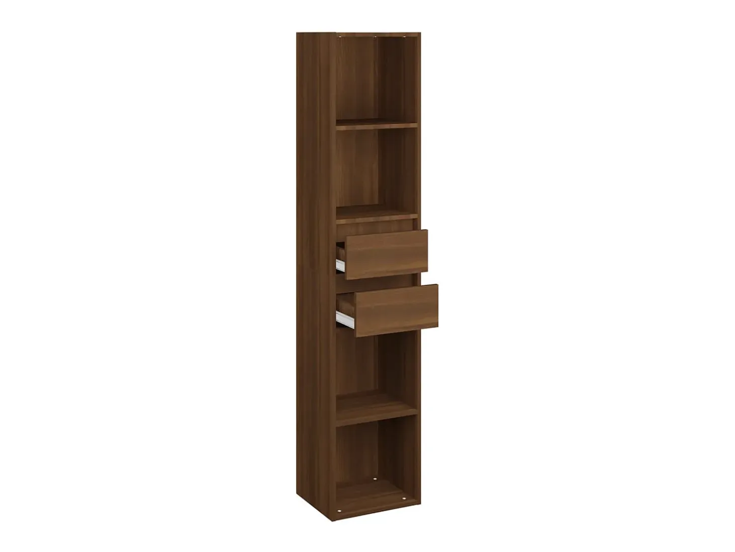 Växjö Estantería de madera contrachapada roble marrón 36x30x171 cm